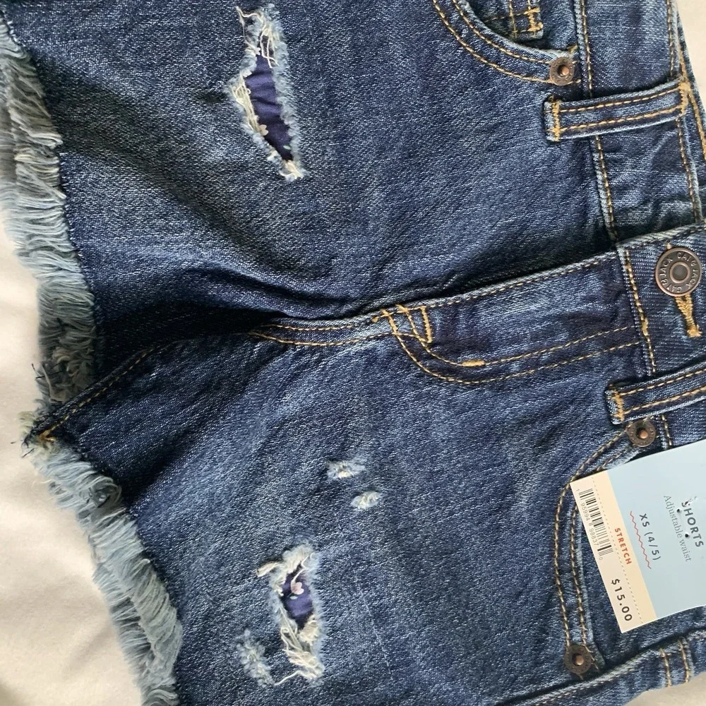 Cat&Jack‎ Toddler Girl Shorts & Long Sleeve Shirt Size XS -4-5 ) 4Piece Bundle